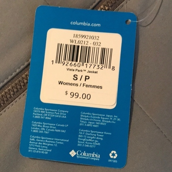 NWOT columbia Vista Park Jacket - Picture 6 of 7